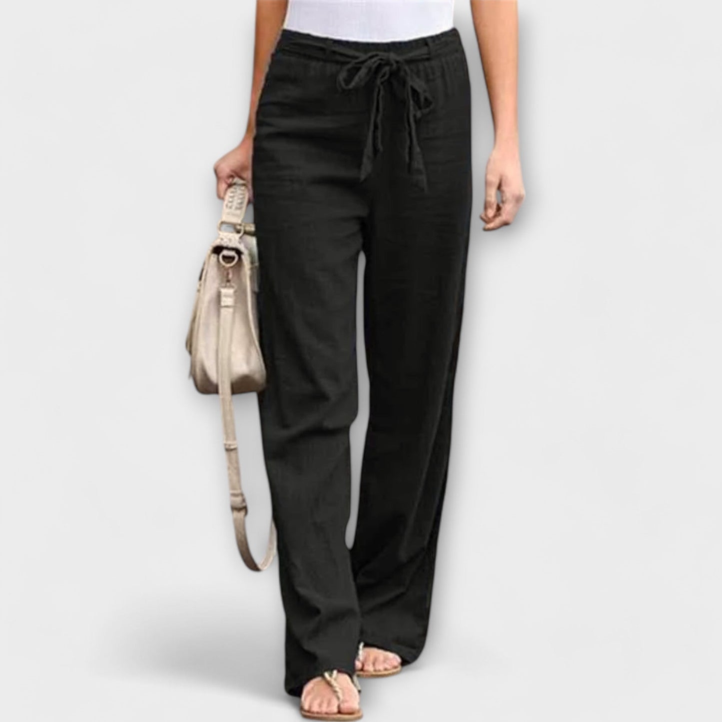Hazel Lightweight Linen Trousers