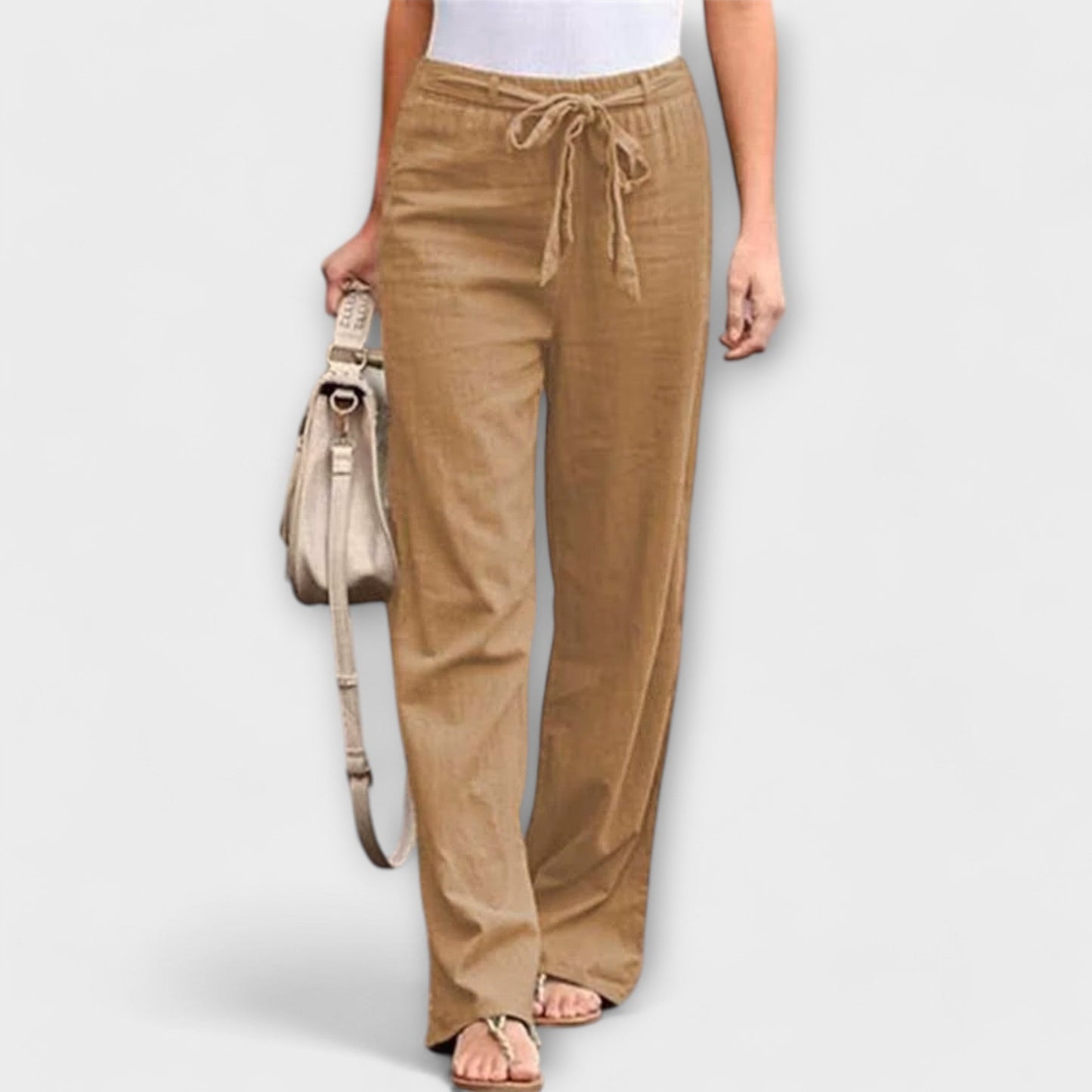 Hazel Lightweight Linen Trousers