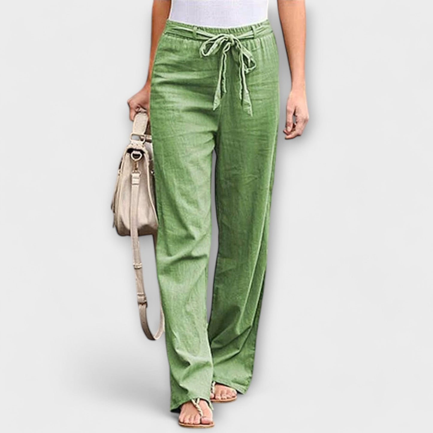 Hazel Lightweight Linen Trousers