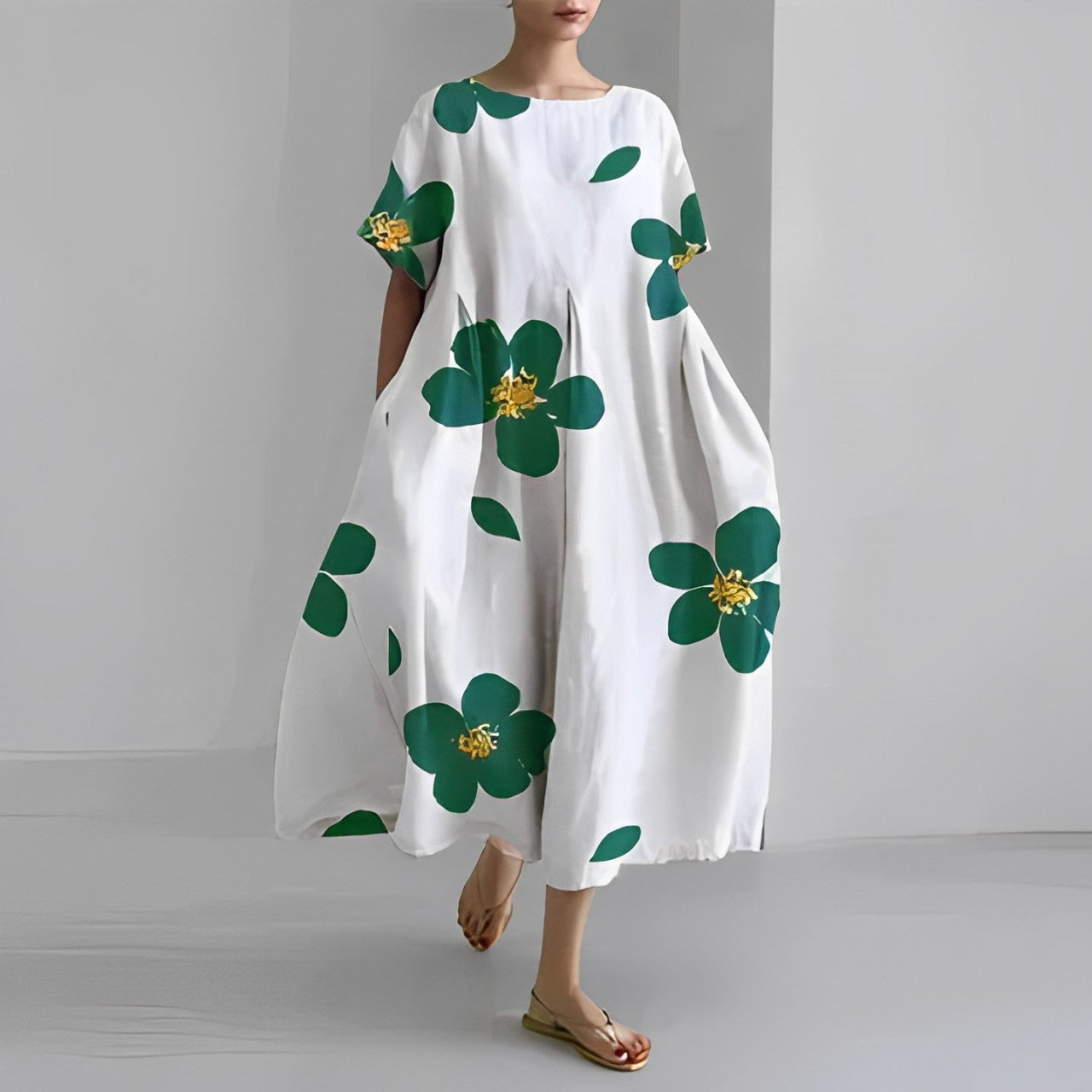 Selina Boho Floral Loose Dress — view 2
