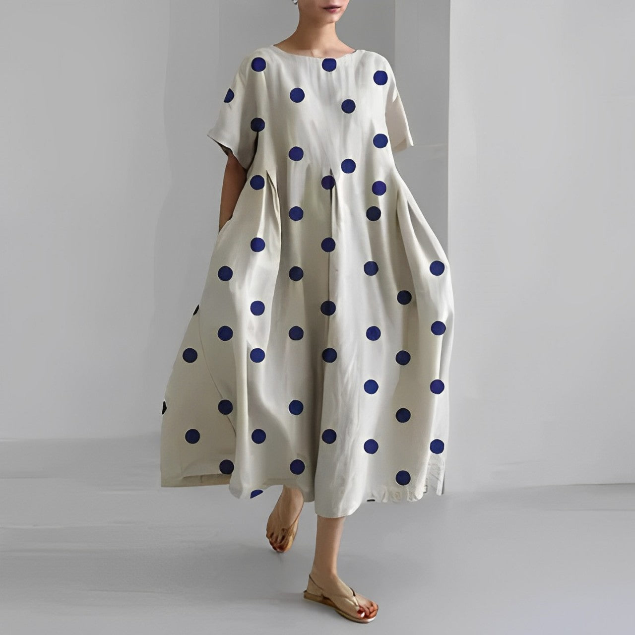 Selina Boho Floral Loose Dress — view 8