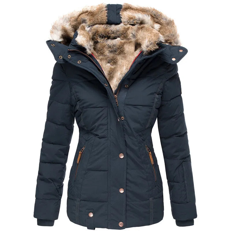 Suzie Warm Fur-Lined Winter Coat