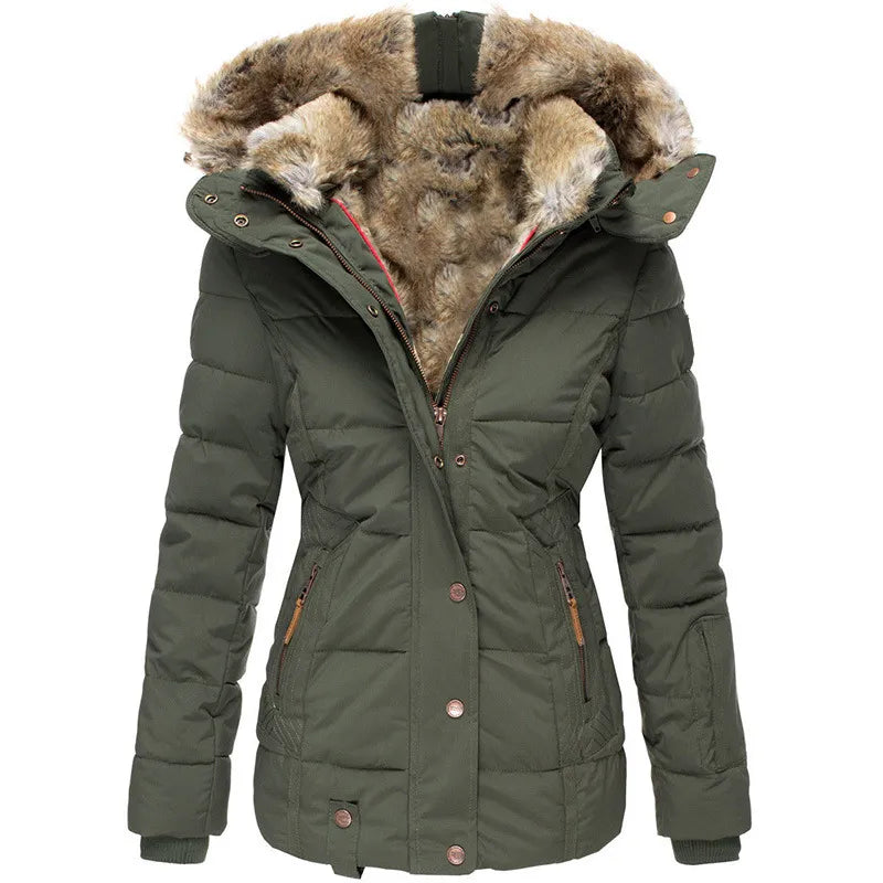Suzie Warm Fur-Lined Winter Coat