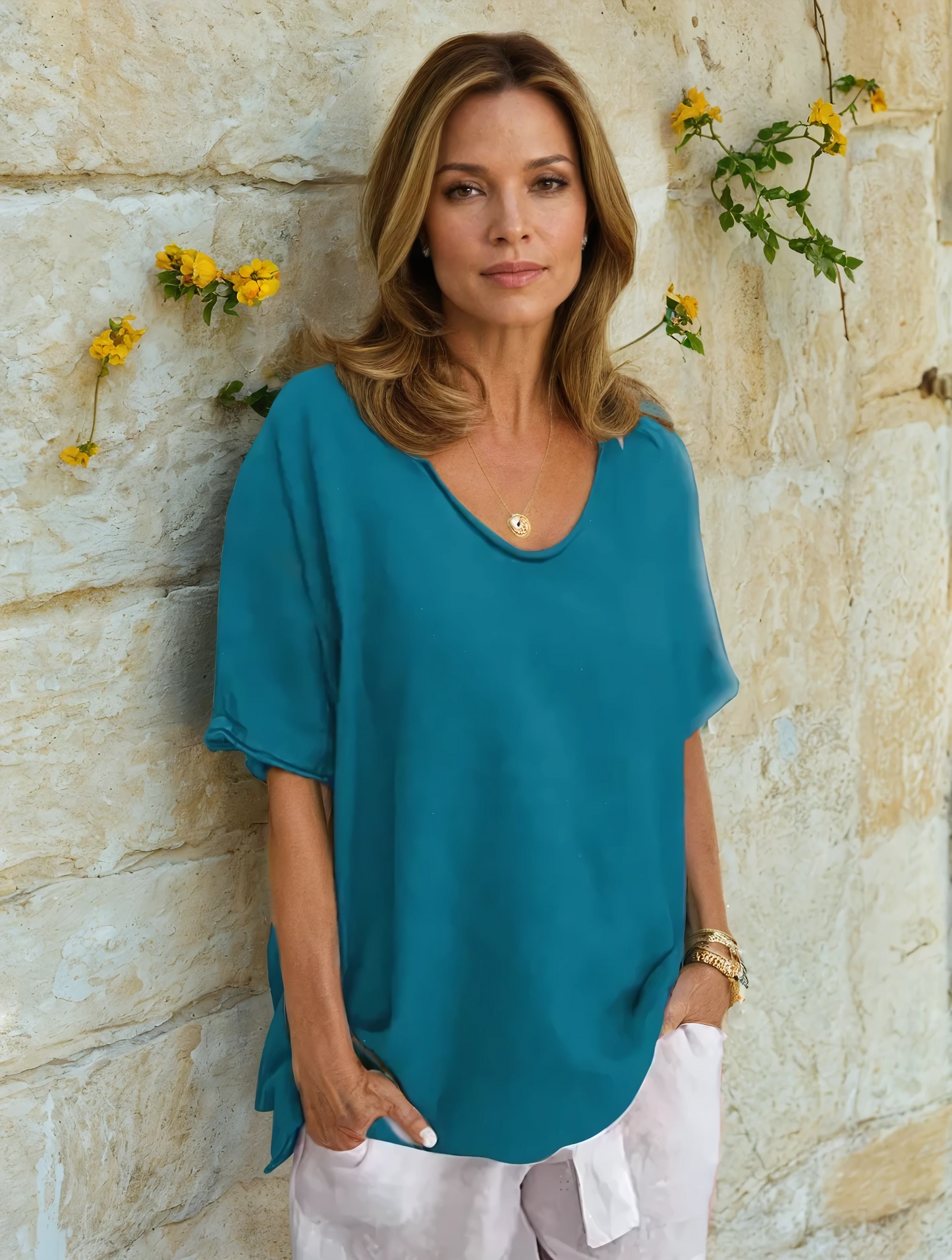 Kiera Luxe Comfort Blouse