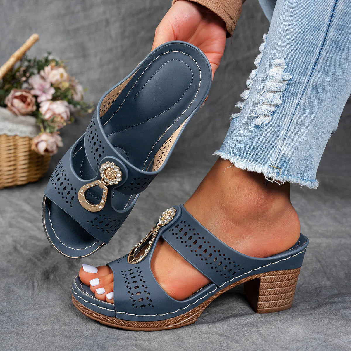 Zariah Orthopaedic Heel Sandals