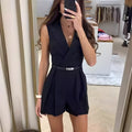 Cyla Stylish Sleeveless Jumpsuit