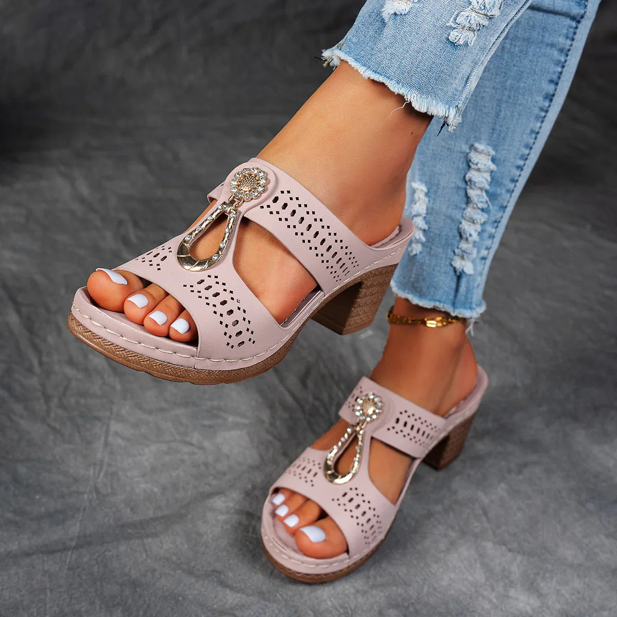 Zariah Orthopaedic Heel Sandals