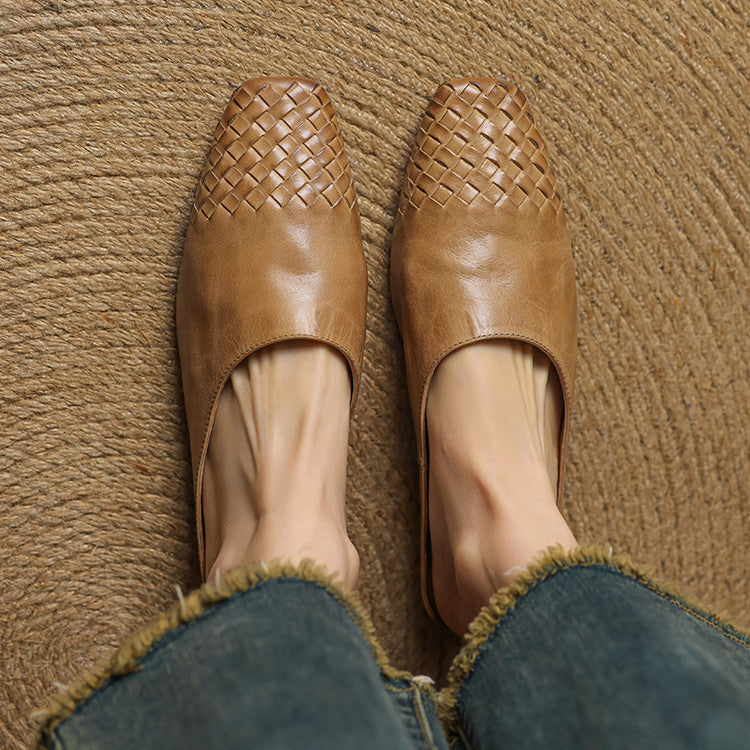 Mila Genuine Leather Mules