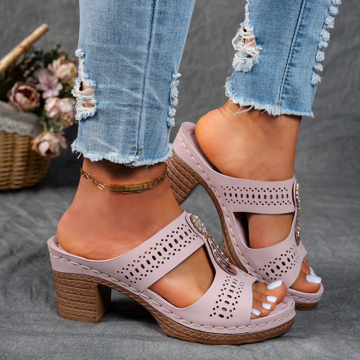 Zariah Orthopaedic Heel Sandals