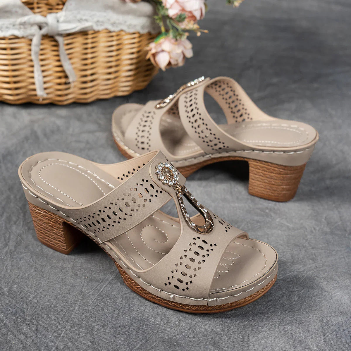 Zariah Orthopaedic Heel Sandals
