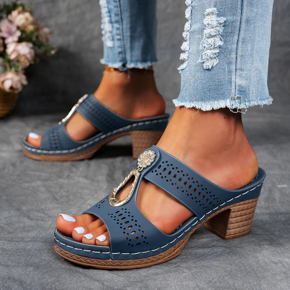 Zariah Orthopaedic Heel Sandals