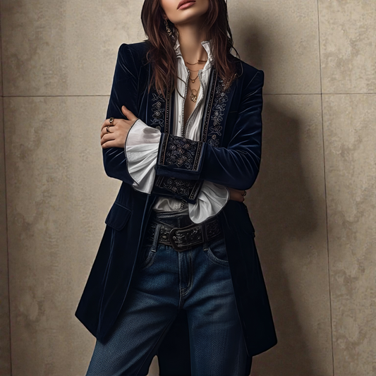 Rosalind Luxurious Velvet Jacket