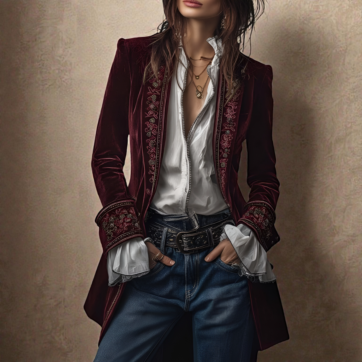 Rosalind Luxurious Velvet Jacket