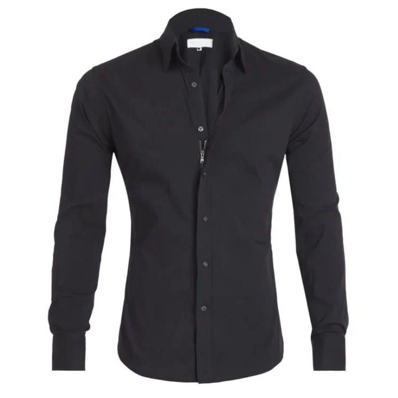 Chicago Crease resistant shirt with zipper (1+1 FREE)