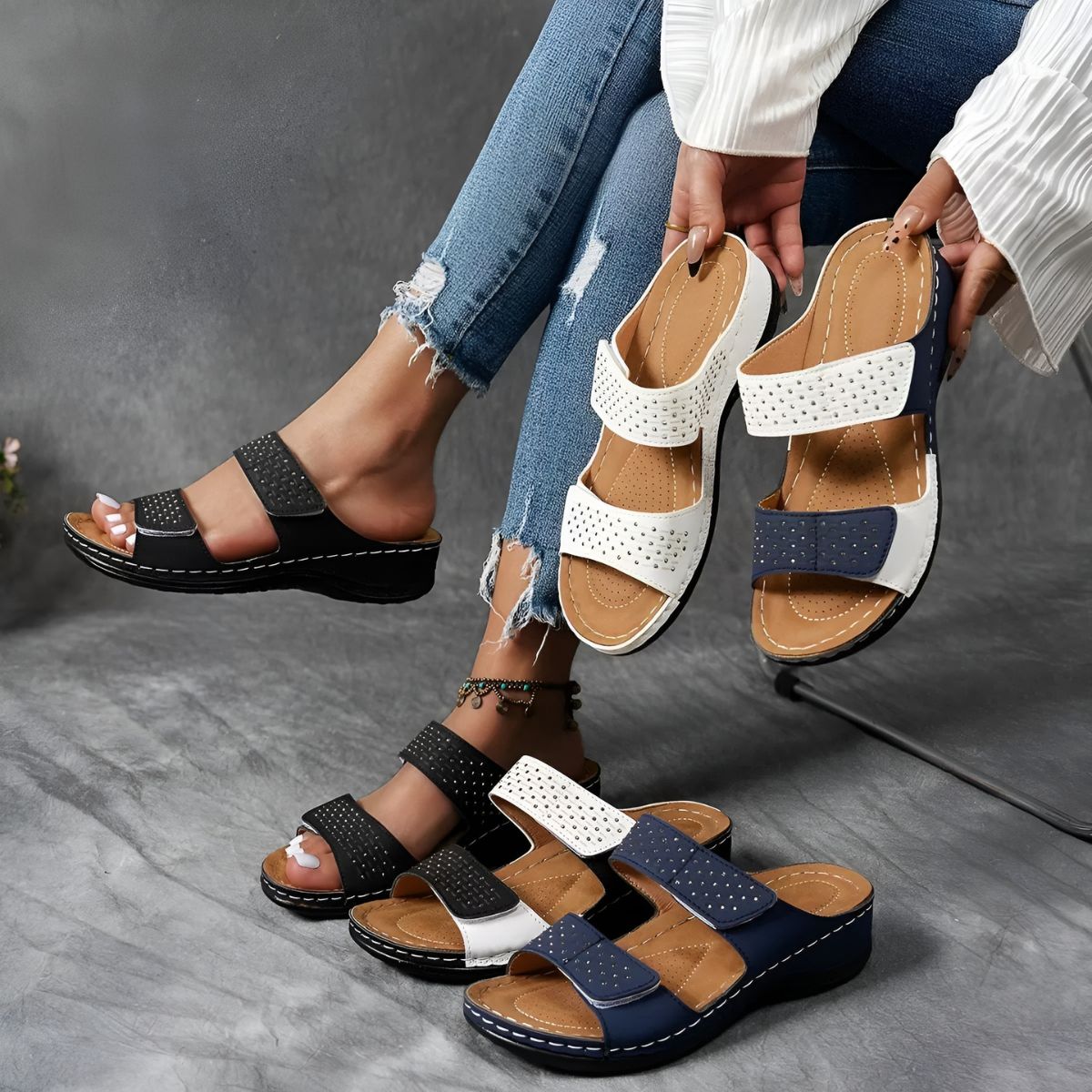 Alexandria Elegant Orthopaedic Sandals