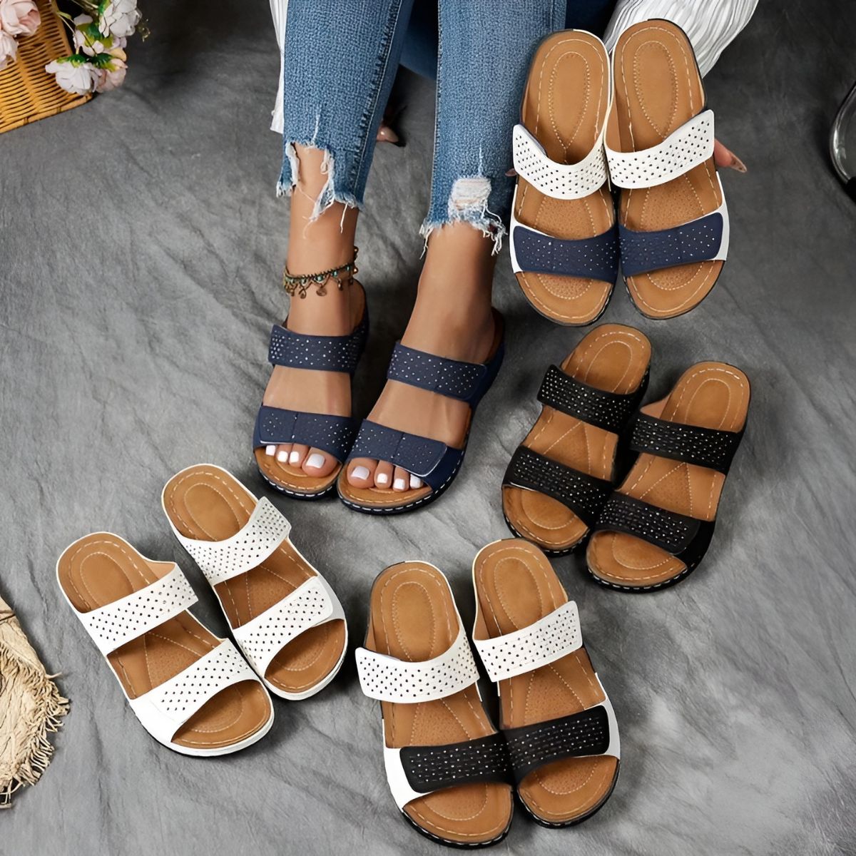 Alexandria Elegant Orthopaedic Sandals