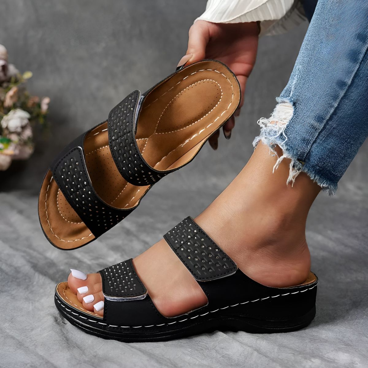 Alexandria Elegant Orthopaedic Sandals