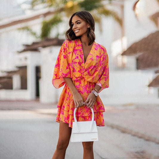 Isla Vibrant Mini Dress