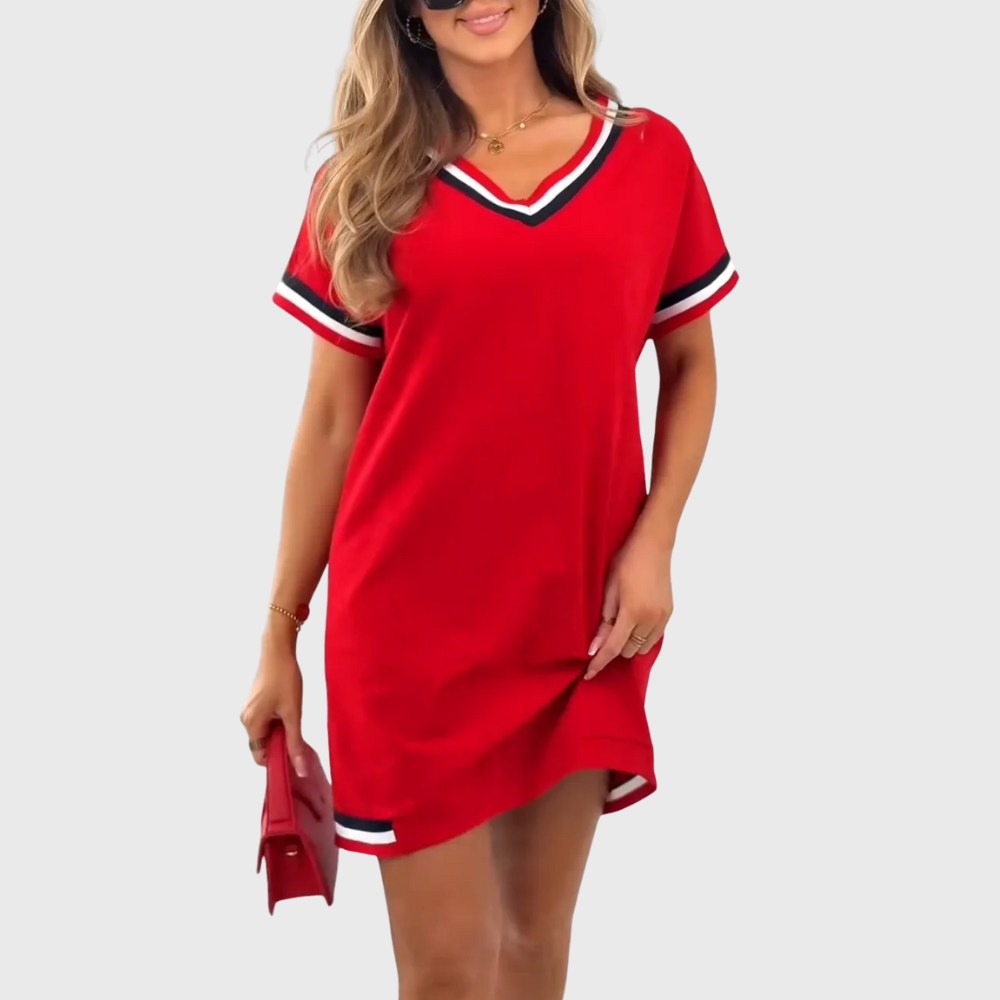 Luna Short-Sleeve Everyday Dress