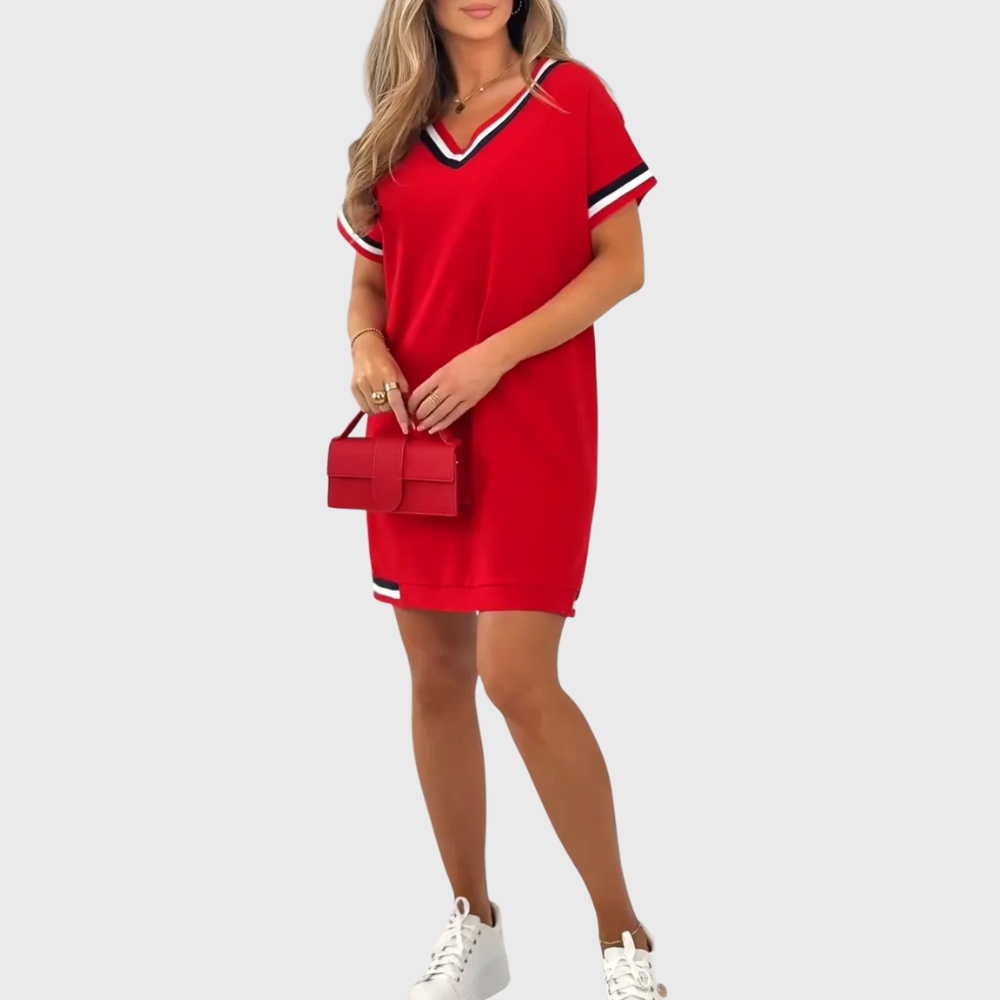 Luna Short-Sleeve Everyday Dress