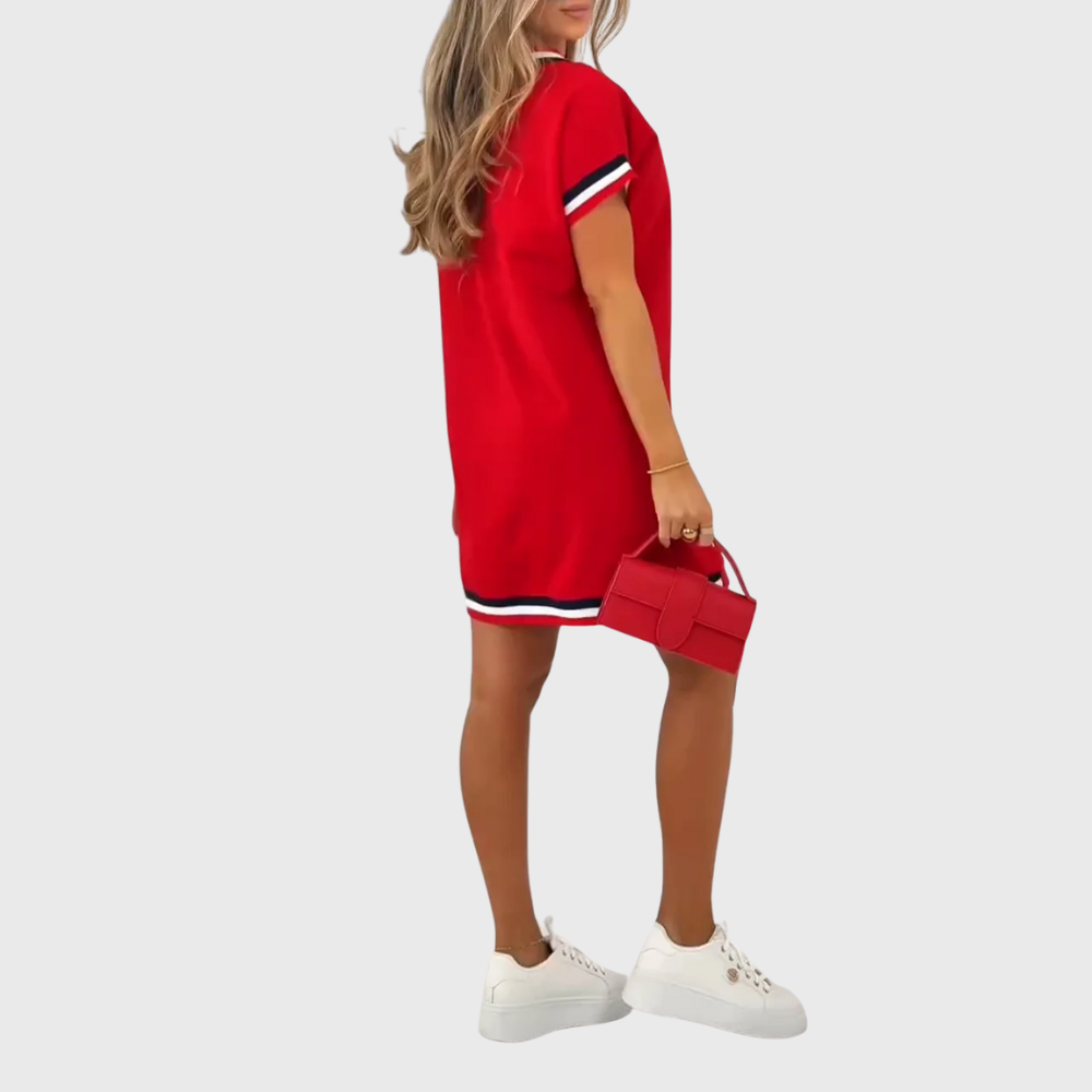 Luna Short-Sleeve Everyday Dress