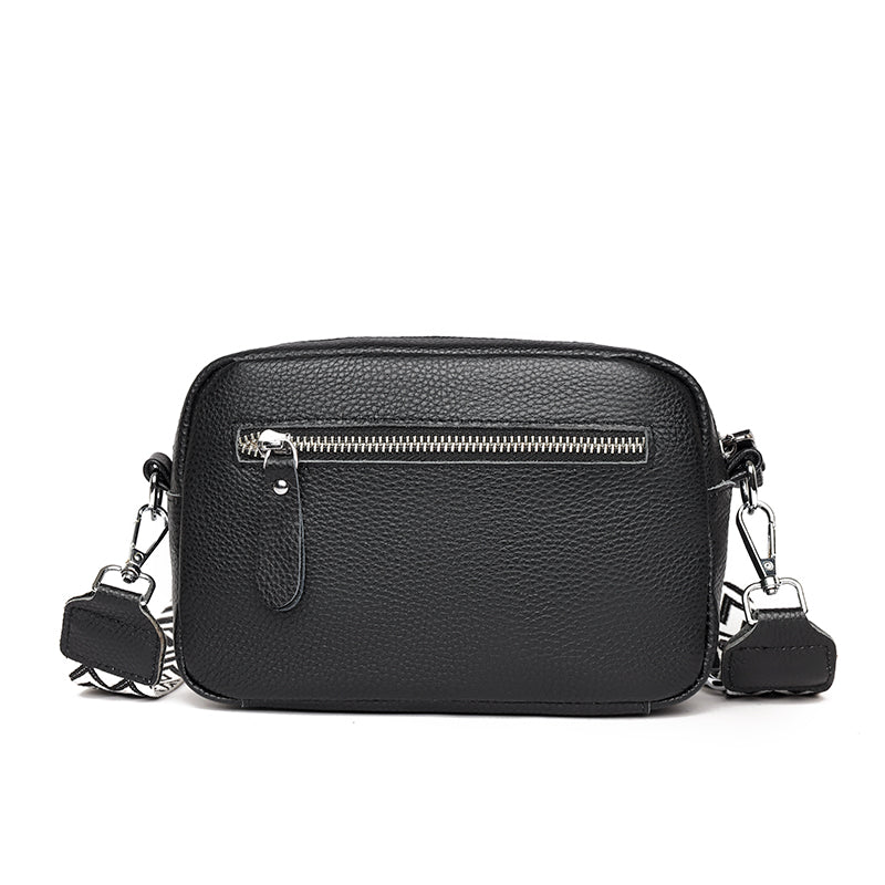 Nadia - Leather shoulder bag for women 1+1 FREE