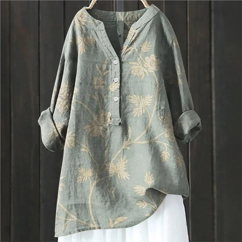 Iverly Casual Floral Blouse