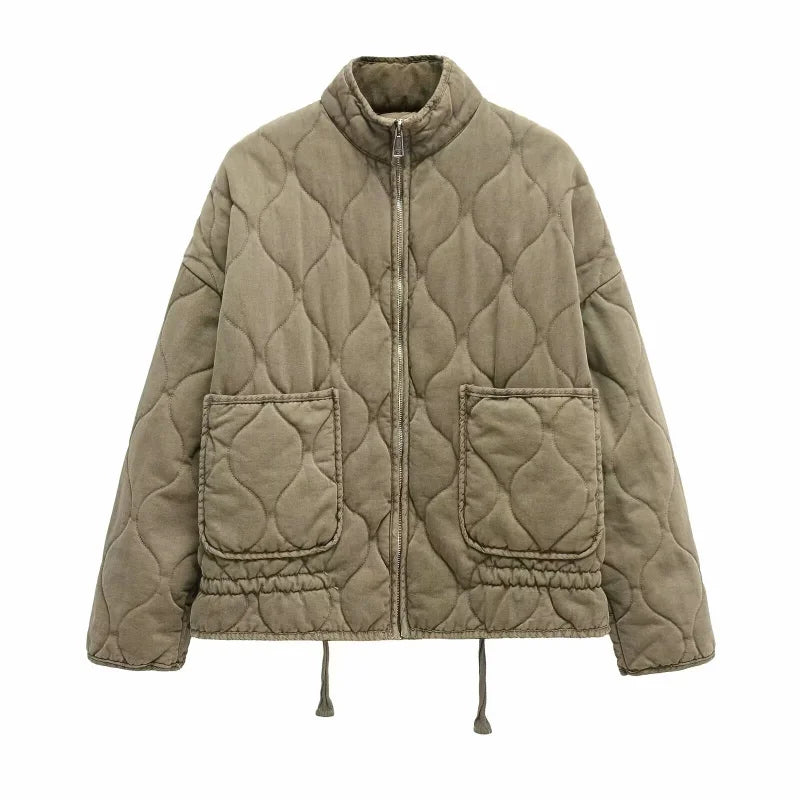 Megan Vintage Quilted Cotton Jacket