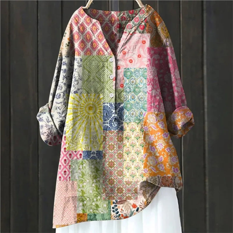 Iverly Casual Floral Blouse