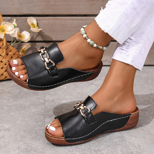 Kiara Orthopaedic Wedge Heel Sandals — Hartley & Grey