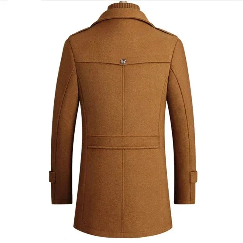 Juliano Luxury Virgin Wool Overcoat