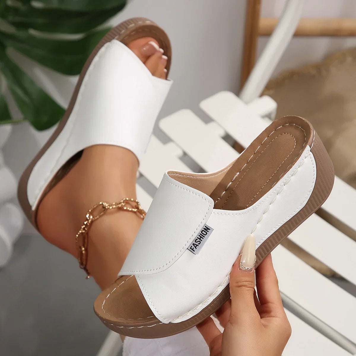 Harper Orthopaedic Wedge Heel Sandals