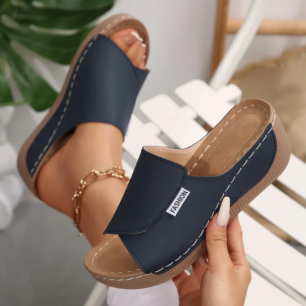 Harper Orthopaedic Wedge Heel Sandals