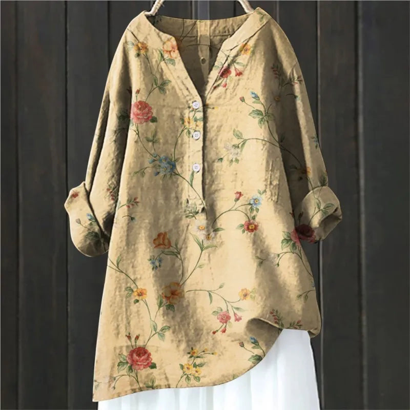 Iverly Casual Floral Blouse