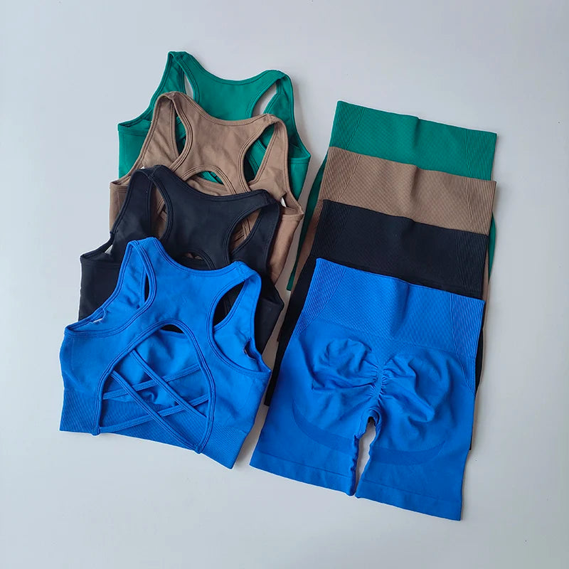 Adele Sport Set - 2 PCS Women Seamless Yoga Set
