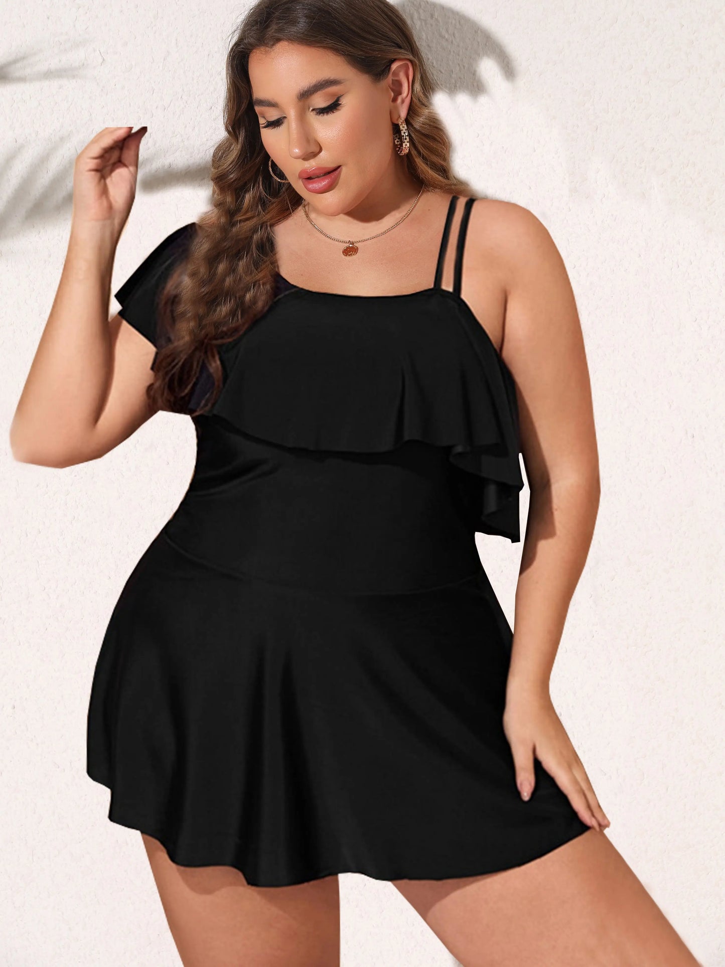 Docia Ruffle Plus-Size Bikini