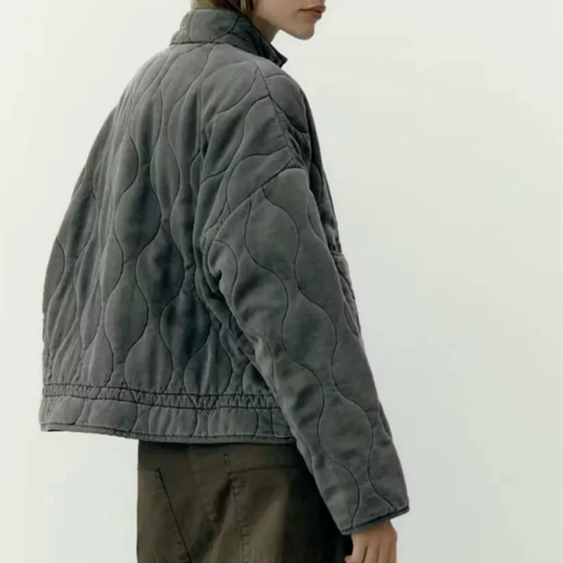 Megan Vintage Quilted Cotton Jacket