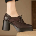 Cleo Classic Stylish Lace-Up Heels