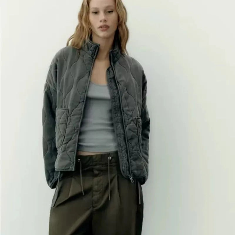 Megan Vintage Quilted Cotton Jacket