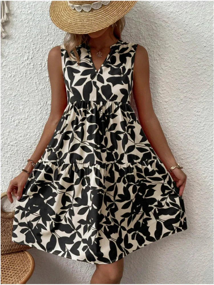 Grace Chic Sleeveless Mini Dress