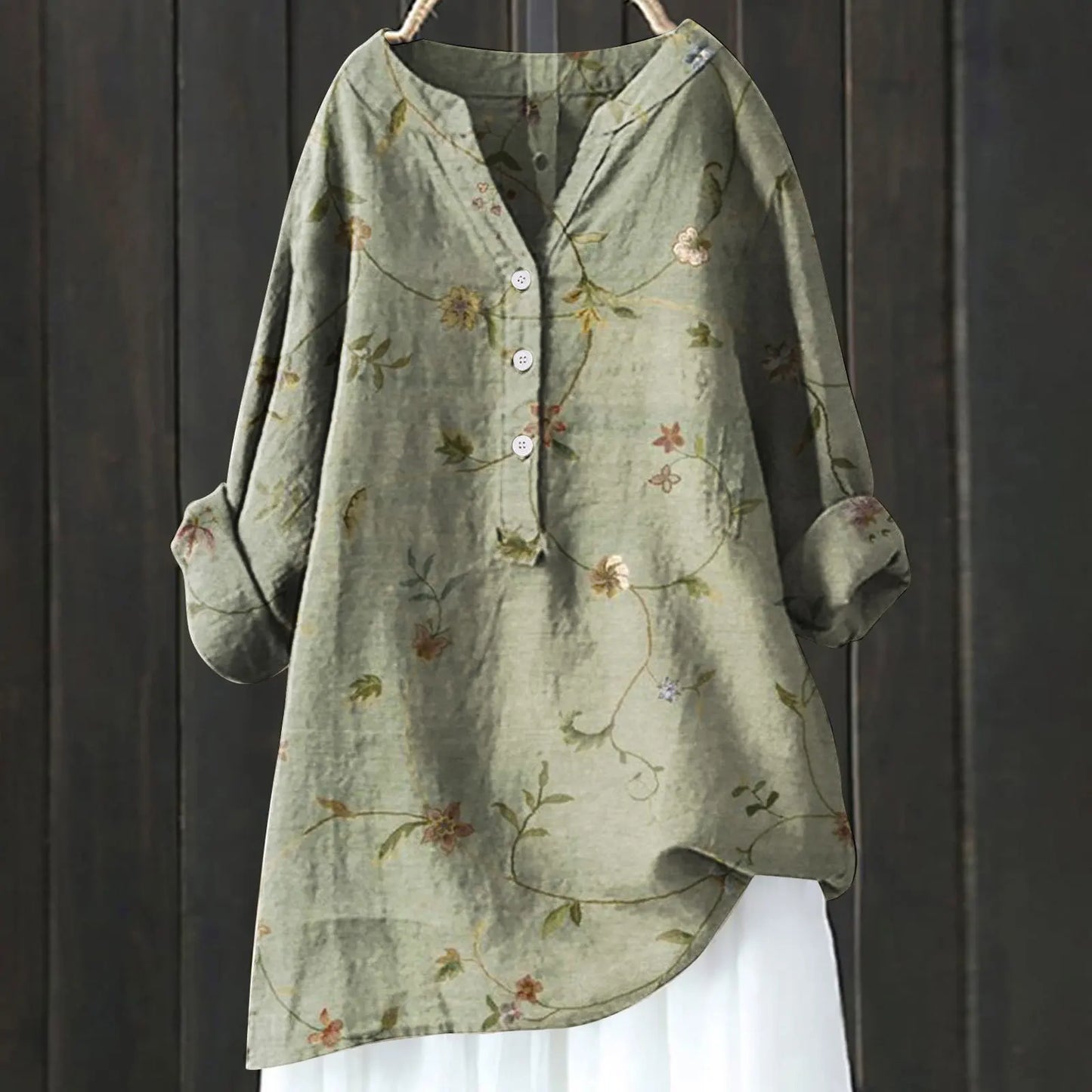 Iverly Casual Floral Blouse
