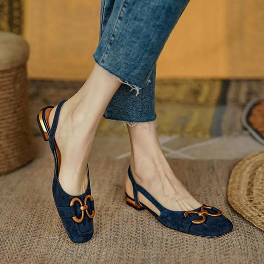 Brenna Orthopaedic Leather Buckle Sandals
