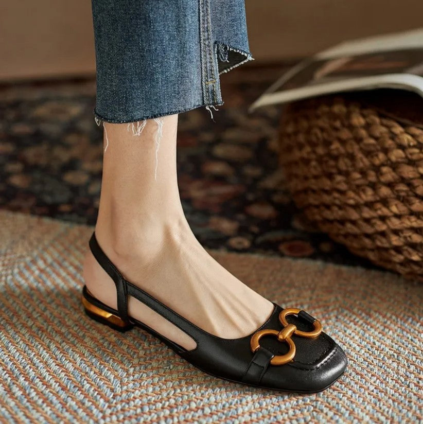 Brenna Orthopaedic Leather Buckle Sandals