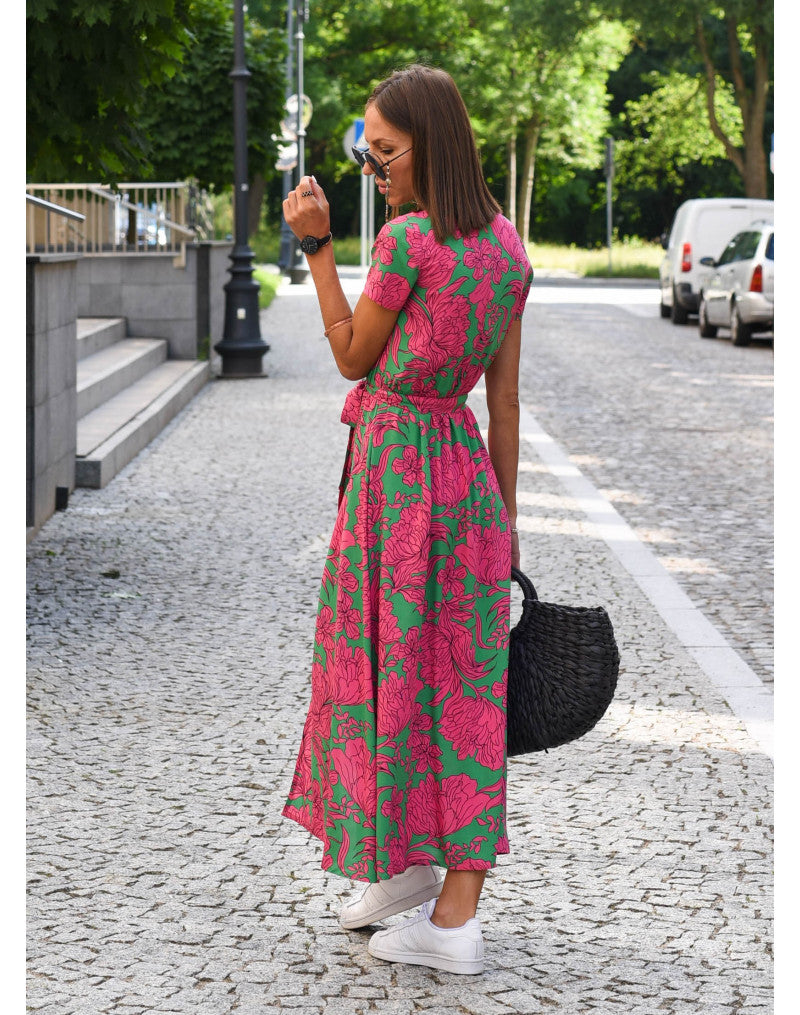 Flossie Chic Waist-Defining Dress