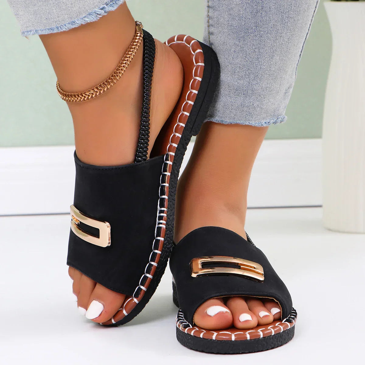 Liora Orthopaedic Wedge Heel Sandals