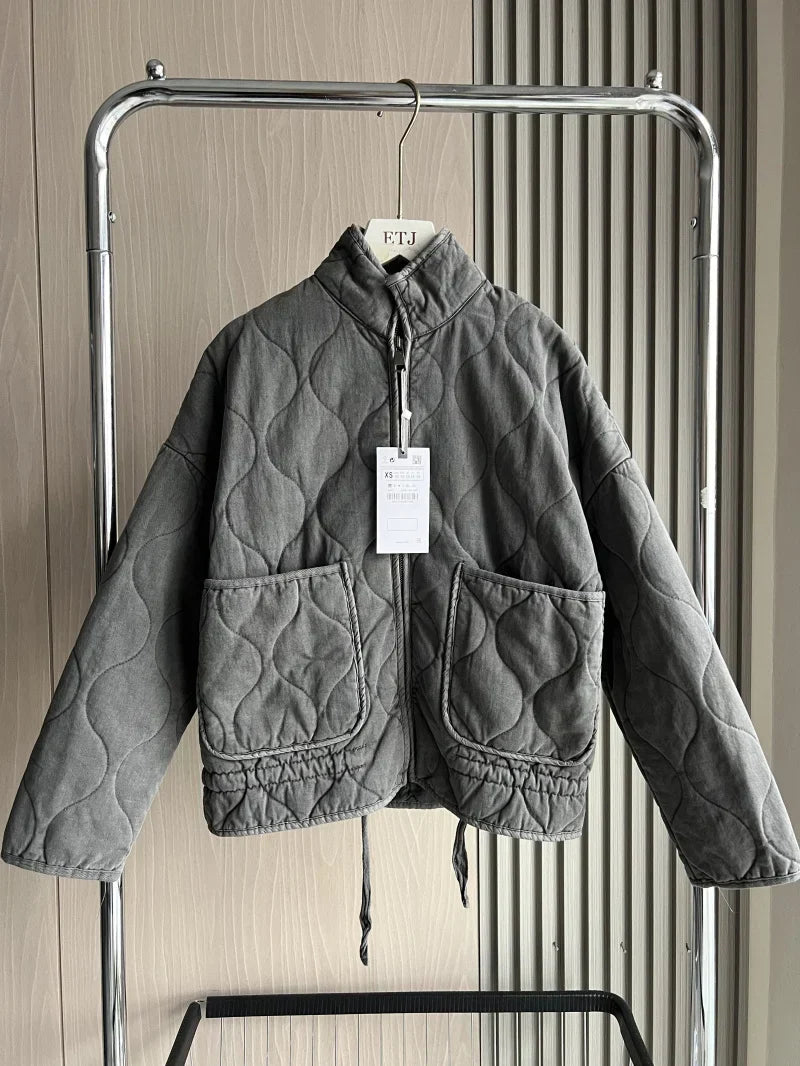 Megan Vintage Quilted Cotton Jacket