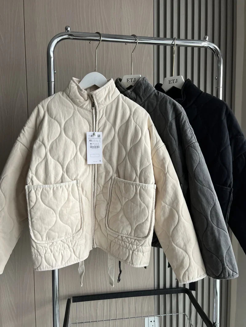 Megan Vintage Quilted Cotton Jacket