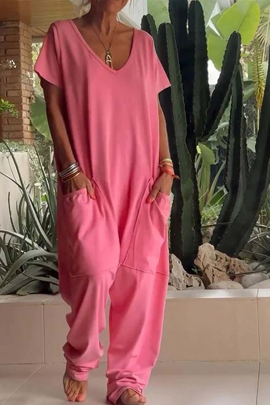 Sapphira Relaxed Style Jumpsuit