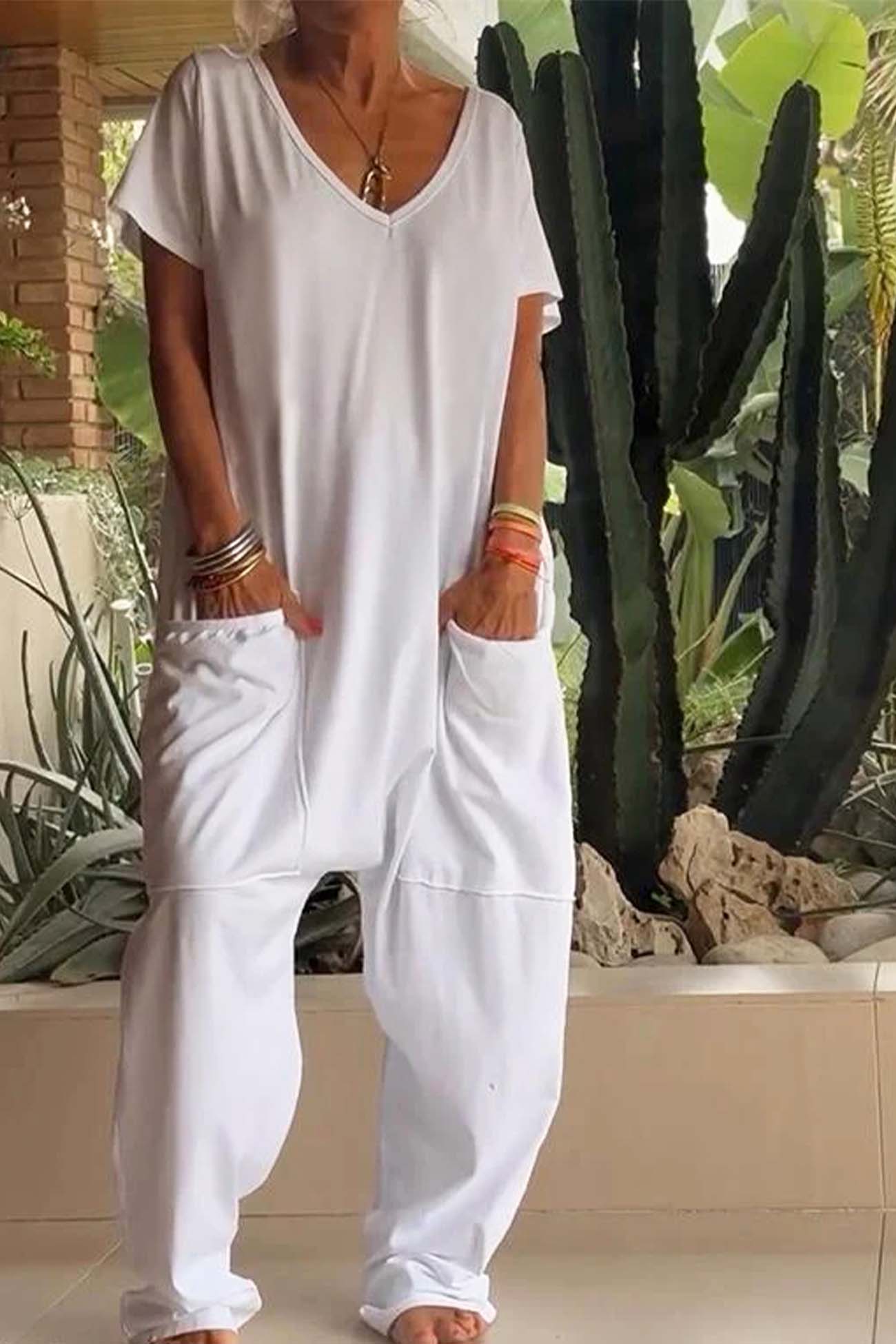 Sapphira Relaxed Style Jumpsuit