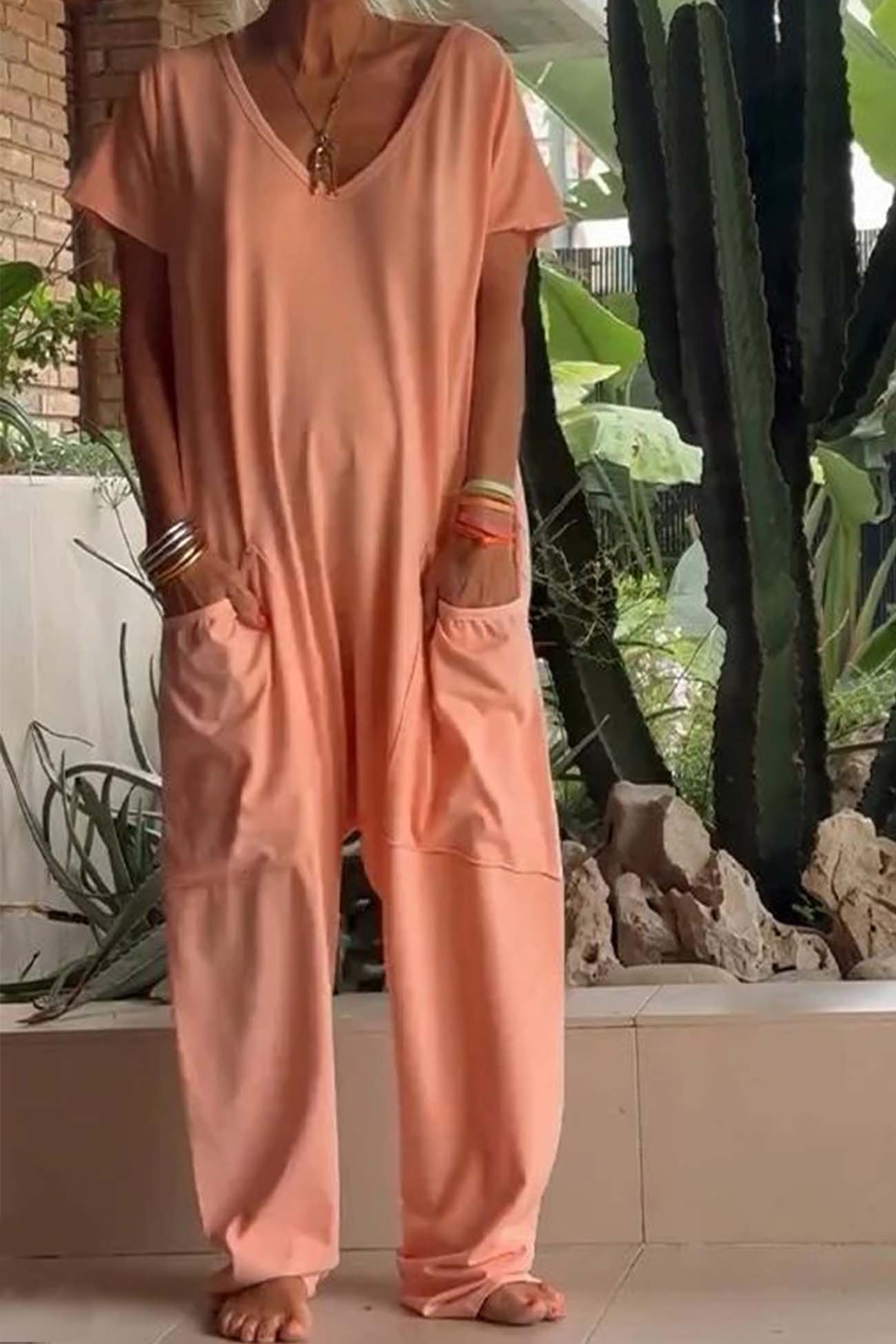 Sapphira Relaxed Style Jumpsuit
